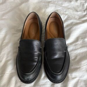 Easy Spirit Black Leather Loafers